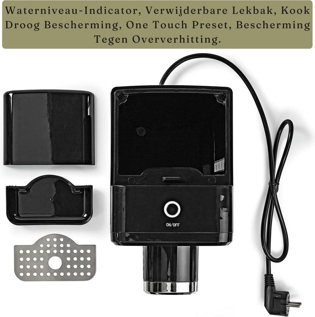 Thuys Instant Waterkoker Heetwaterdispenser 2.5L Vernieuwd Model