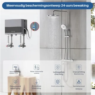 Thuys Ownant Doorstroomboiler 6000W 220V Zilver