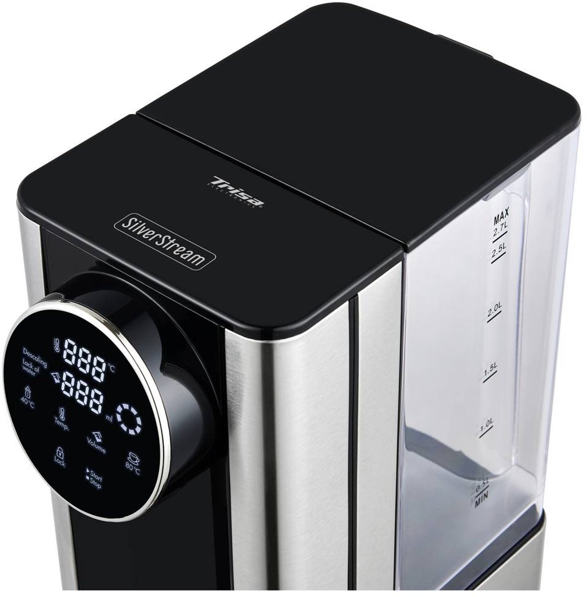 Trisa Silver Stream Heetwaterdispenser RVS