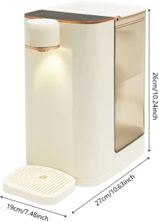 Velmio waterkoker heetwatertap beige