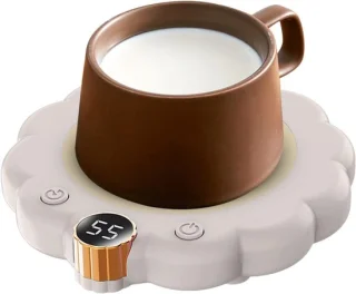 Verwarmde mok Kopjeswarmer - Wit