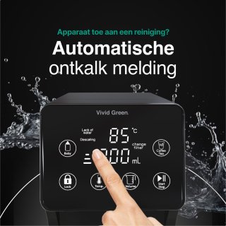 Vivid Green heetwaterdispenser 3L RVS