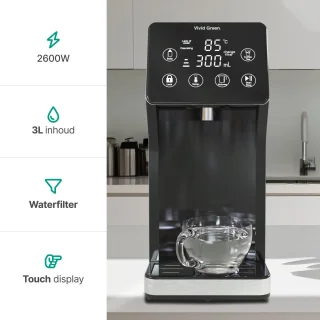 Vivid Green heetwaterdispenser 3L RVS