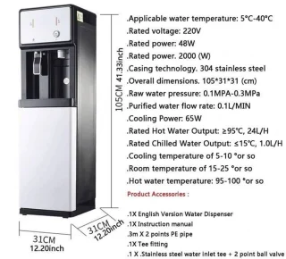 Vrijstaande Filtratiewaterkoeler