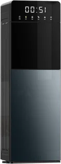 Vrijstaande zwarte waterdispenser
