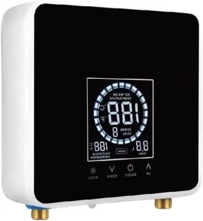 Wandboiler direct elektrisch 225 mm zwart