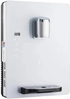 Wanddispenser warm en koud water wit