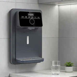 Wanddispenser water wit