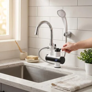 Warm en koud water dispenser 360° draaibaar - ShopVlot