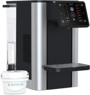 Warm- en koudwaterdispenser - Zwart