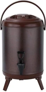 Warme dranken dispenser isolatievat melkthee 10 liter wit