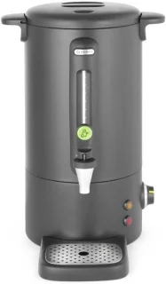 Warme dranken dispenser waterkoker glühwein buffet service 9 liter zwart