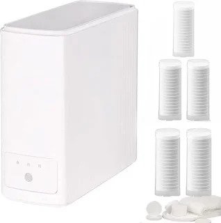 Warme handdoek dispenser wit