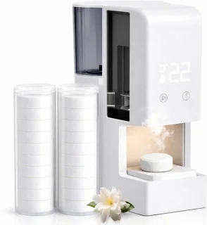 Warme handdoek dispenser wit