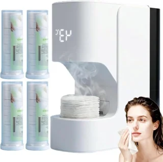 Warme handdoekdispenser wit