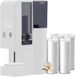 Warme handdoekdispenser wit