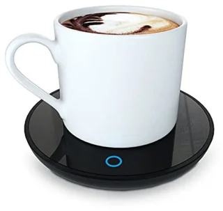 Warmer voor kopjes - bureau - zwart
