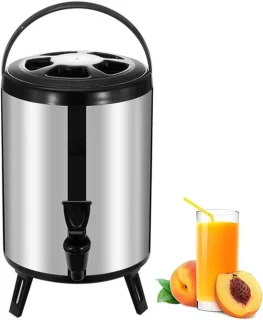 Warmhoudkan met kraan