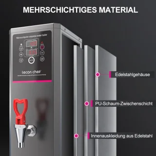 Warmwaterdispenser 15 L RVS