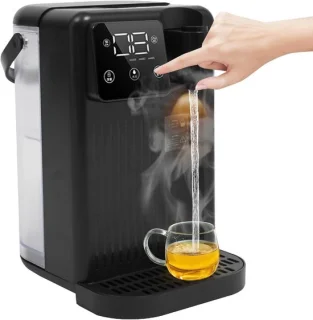 Warmwaterdispenser 3 liter zwart