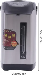 Warmwaterdispenser 4 L RVS