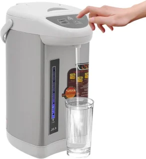 Warmwaterdispenser 4 liter grijs
