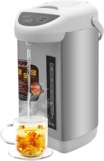 Warmwaterdispenser 4L met thermostaat, voor keuken en kantoor