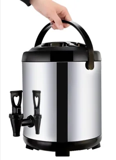 Warmwaterdispenser 8 liter zilver