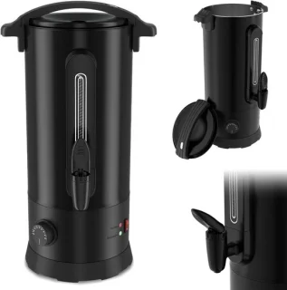 Warmwaterdispenser – Glühweinkoker – 10 liter – zwart