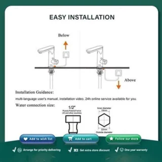 Warmwaterdispenser - Instant waterkoker heet water - mat zwart