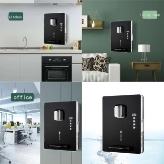 Warmwaterdispenser - kokendwaterkraan - wandmontage - wit