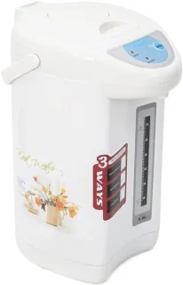 Warmwaterdispenser roestvrij staal 58 liter wit