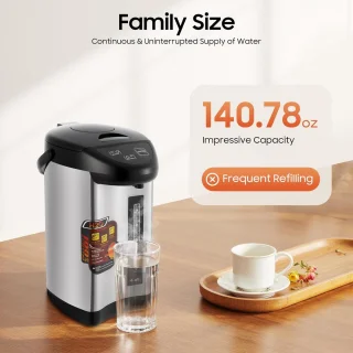Warmwaterdispenser RVS 4L - Elektrische Thermopot