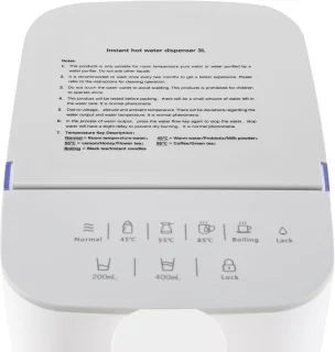 Warmwaterdispenser tafelmodel