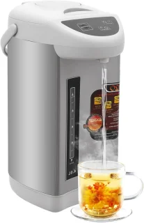 Warmwaterdispenser thermopot 4 liter grijs