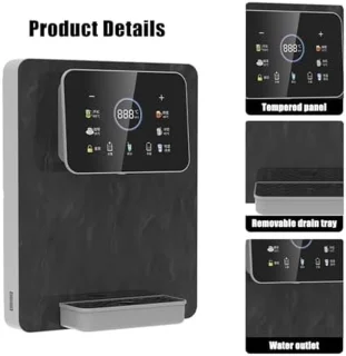 Warmwaterdispenser wandmontage 150-950 ml wit