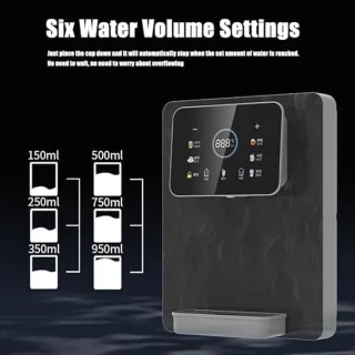 Warmwaterdispenser wandmontage 150-950 ml wit