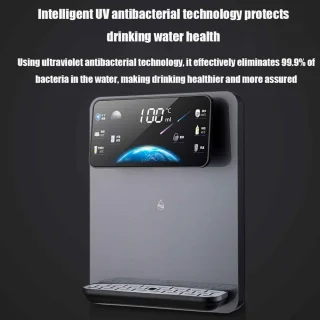 Warmwaterdispenser wandmontage wit