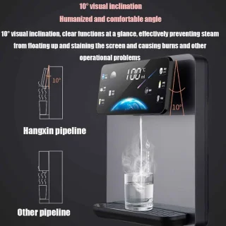 Warmwaterdispenser wandmontage wit