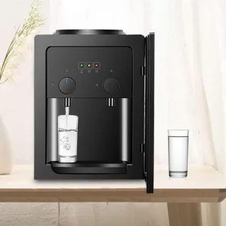 Warmwaterdispenser zwart