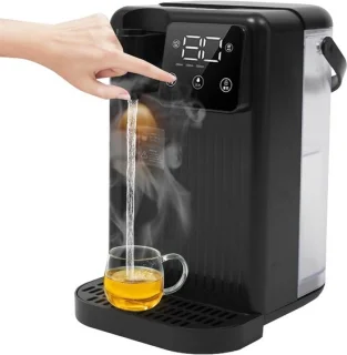 Warmwaterdispenser zwart