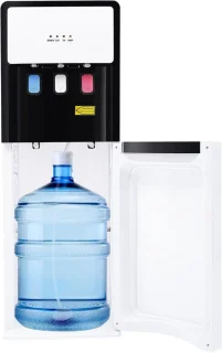 Water dispenser bodemlader wit