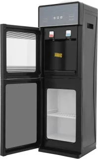 Waterdispenser 19 liter emmer grijs en zwart