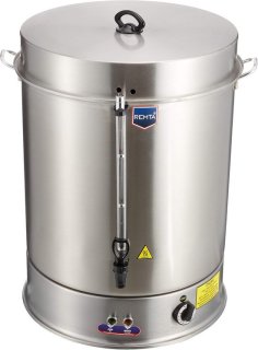 Krachtige, professionele 50L waterdispenser van RVS voor intensief gebruik