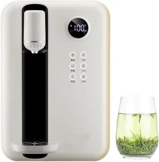 Waterdispenser aan muur wit