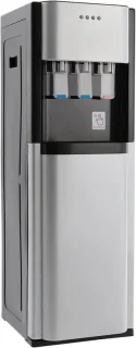 Waterdispenser bodemvulling zilver zwart