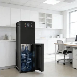 Waterdispenser bodemvulling zwart