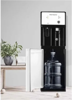 Waterdispenser drankkoeler 105 cm hoog zwart