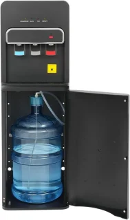 Waterdispenser - Drankkoeler - 96 cm hoog - Zwart