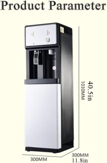 Waterdispenser flessenkoeler zwart